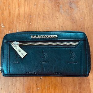 Black US Polo Association Wallet